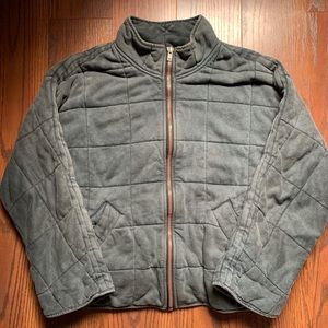 Free people dolman knit jacket in washed black